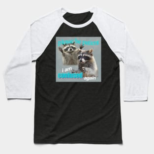 funny raccoon meme 90s tshirt Baseball T-Shirt